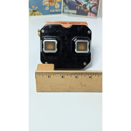 Vintage Sawyer Viewmaster Model C w/20,000 Leagues Flintstones Yogi Bear Reels