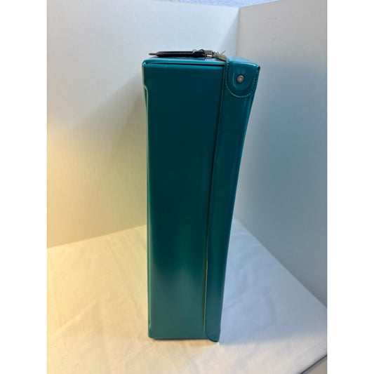 Vintage TURQUOISE Teal 1961 Ken And Ponytail Barbie Doll Carrying Case