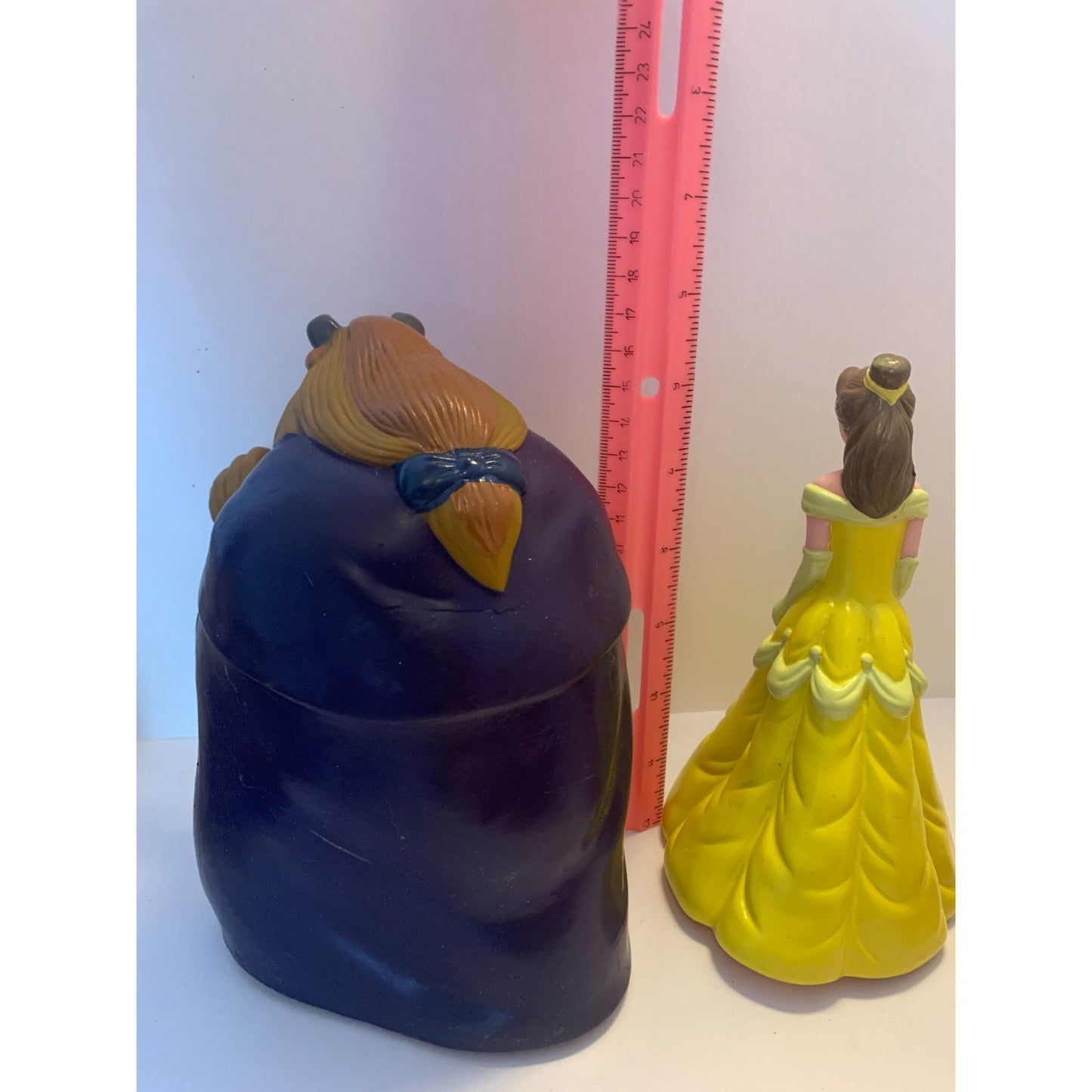 Disney Beauty and the Beast Hand Puppets 1992 Rubber Pizza Hut Set of 3