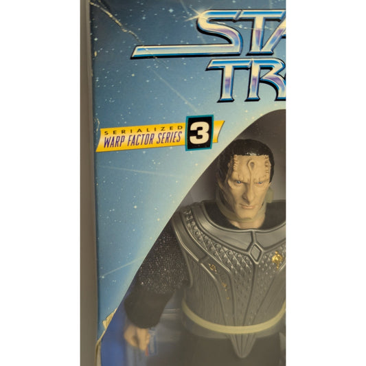Vintage Star Trek GUL DUKAT 9" Figure 1998 Playmates Warp Factor Series 3