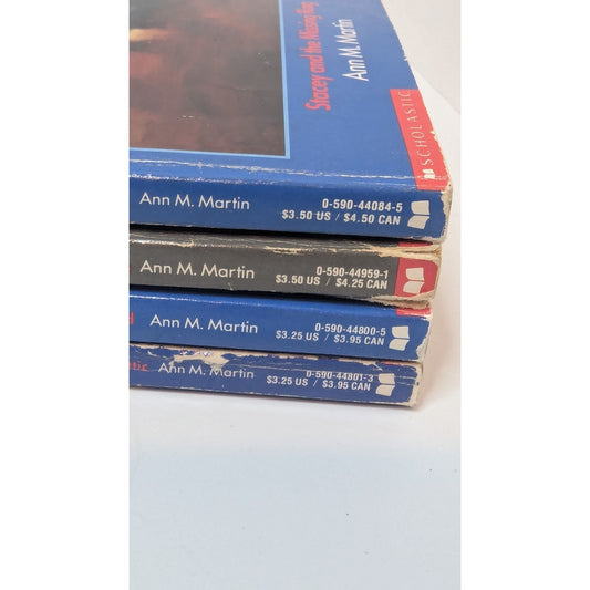 4 Vintage Baby Sitters Club Mysteries Paperback Books #1, 4, 5 &8