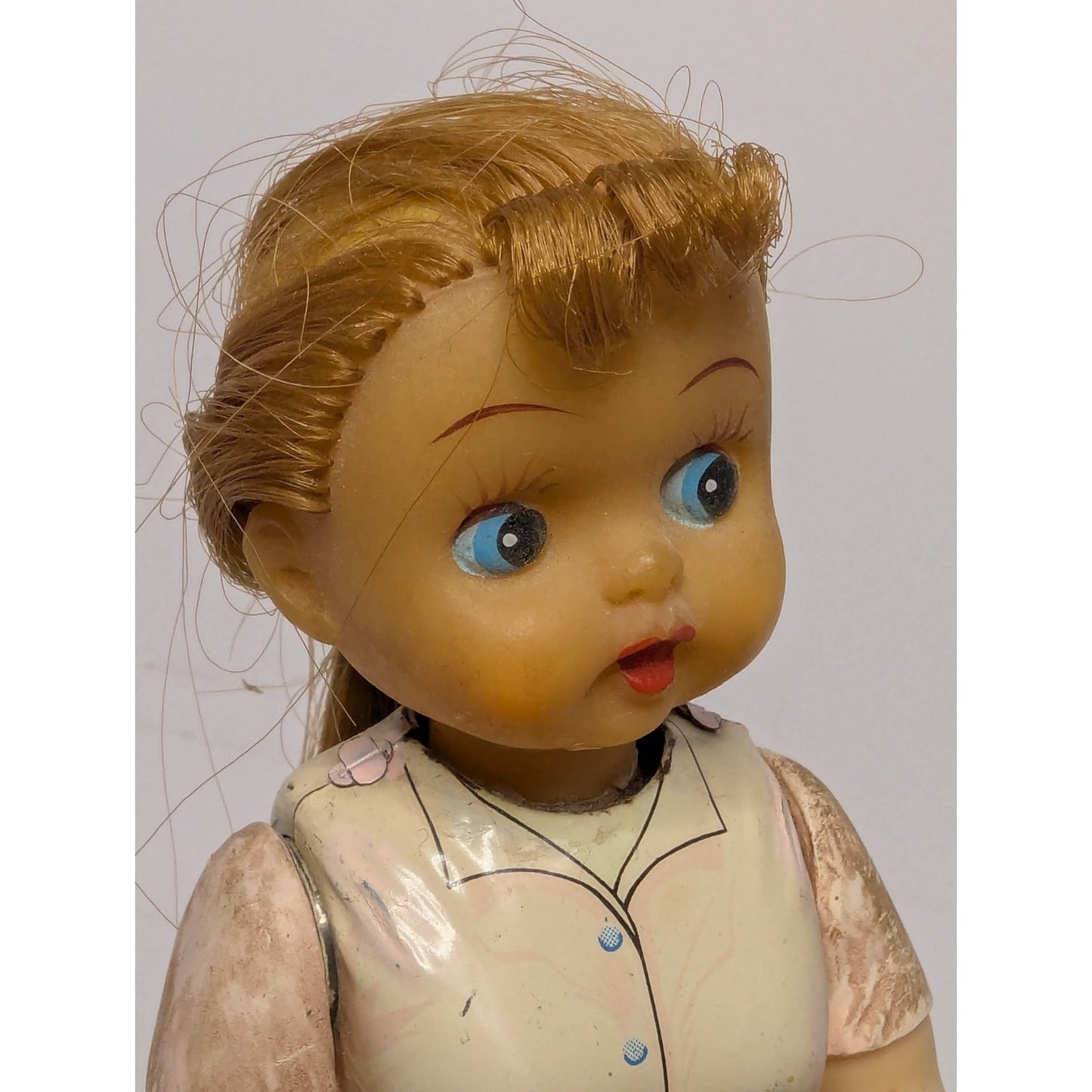 Vintage Linemar Tin Toy Miss Friday The Typist Battery Powered Retro Japan