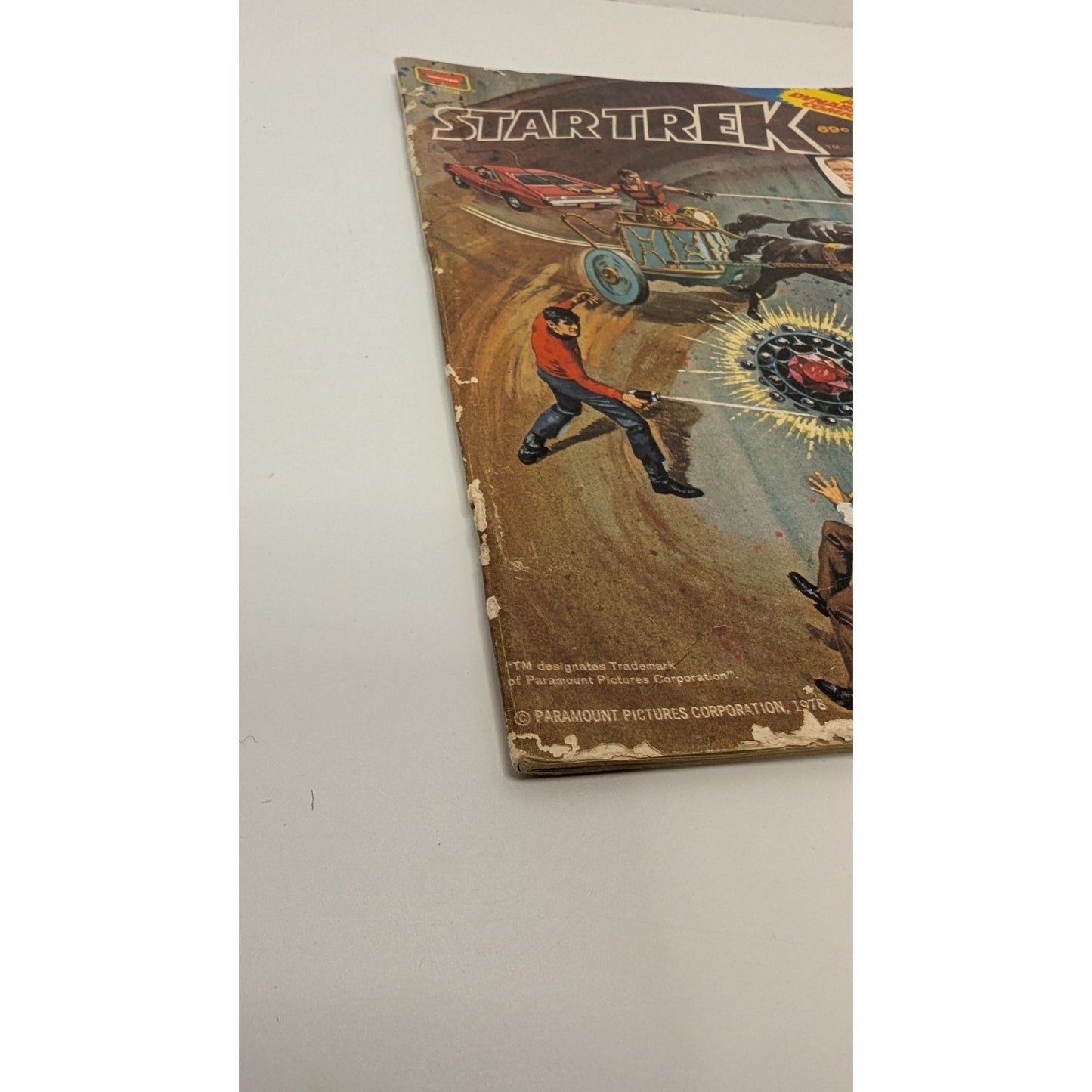 Lot of 2 Vintage 1976 Whitman Dynabrite Star Trek Comics