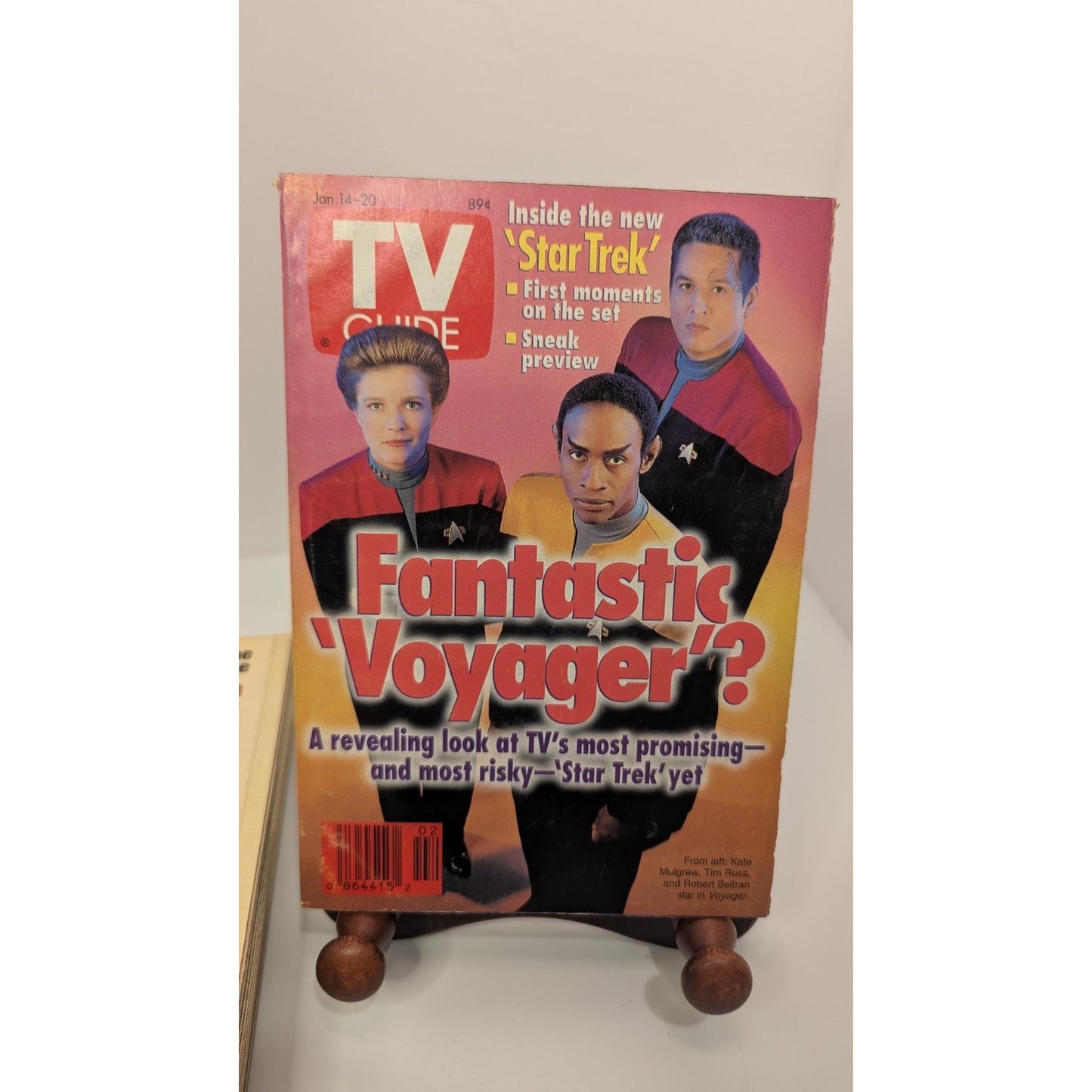 Vintage 1995 Star Trek TV Guide Lot of 5