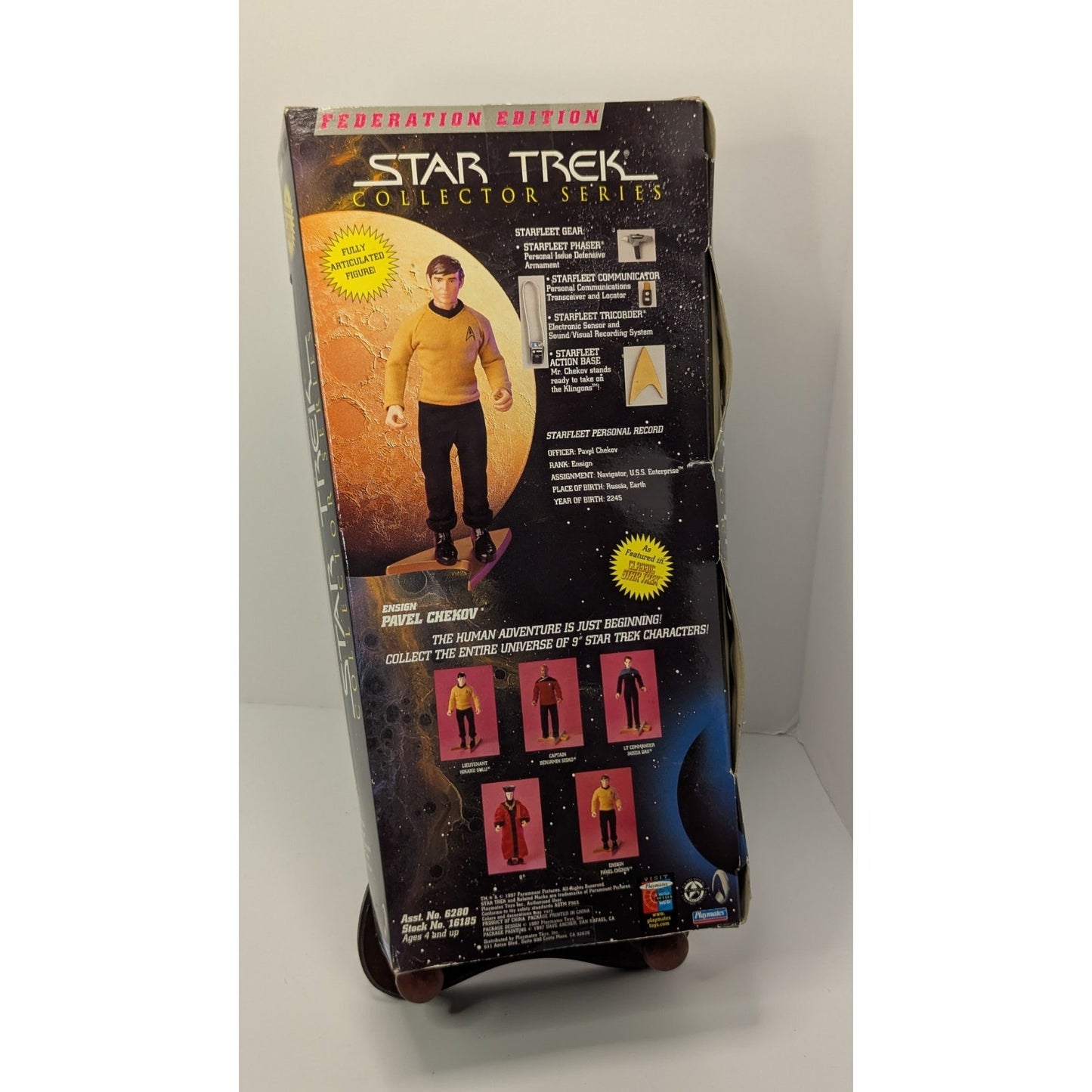 1997 Star Trek Federation Edition Ensign Pavel Chekov Collector Series Action Figure