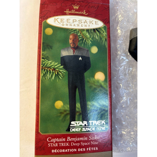 2001 Hallmark Capt Benjamin Sisko Star Trek Deep Space Nine Christmas Ornament