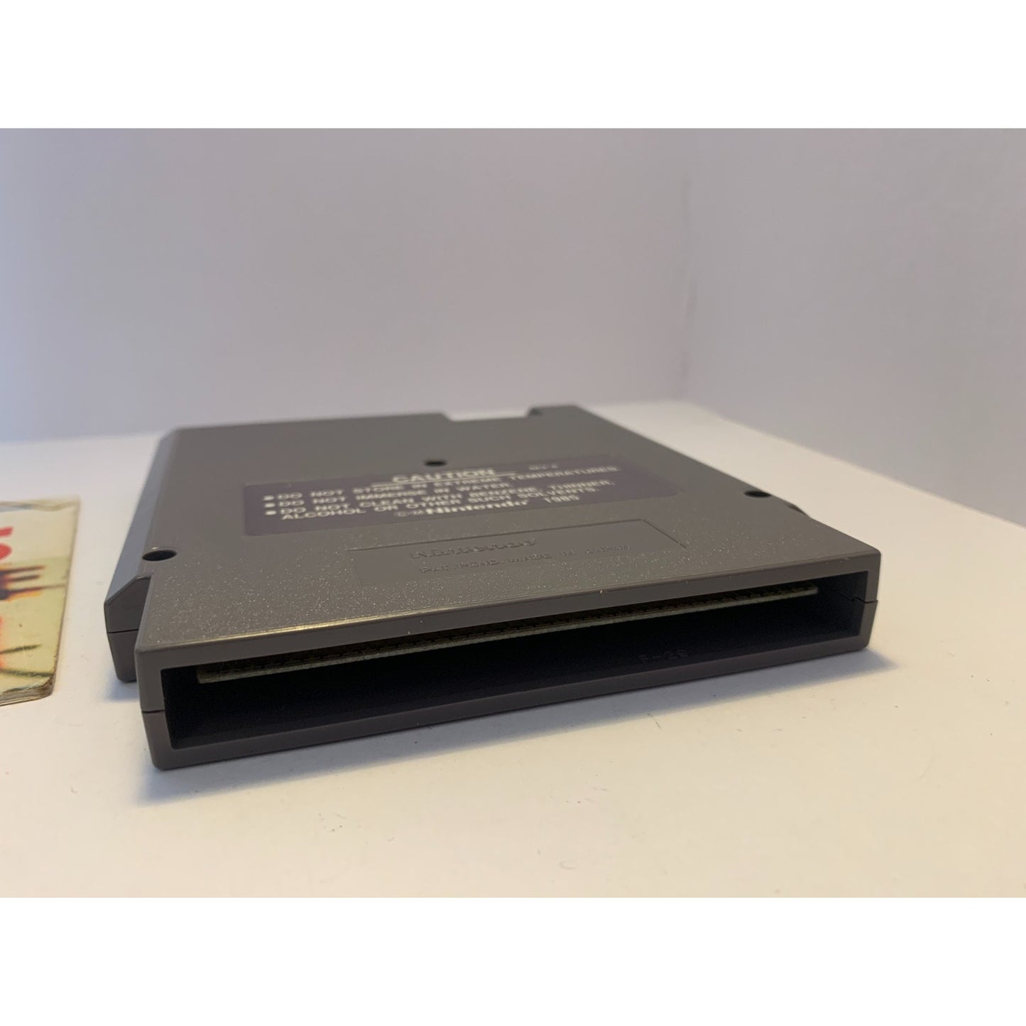 Hoops Basketball Nintendo NES Game Cartridge W/ Manual & Sleeve Vintage