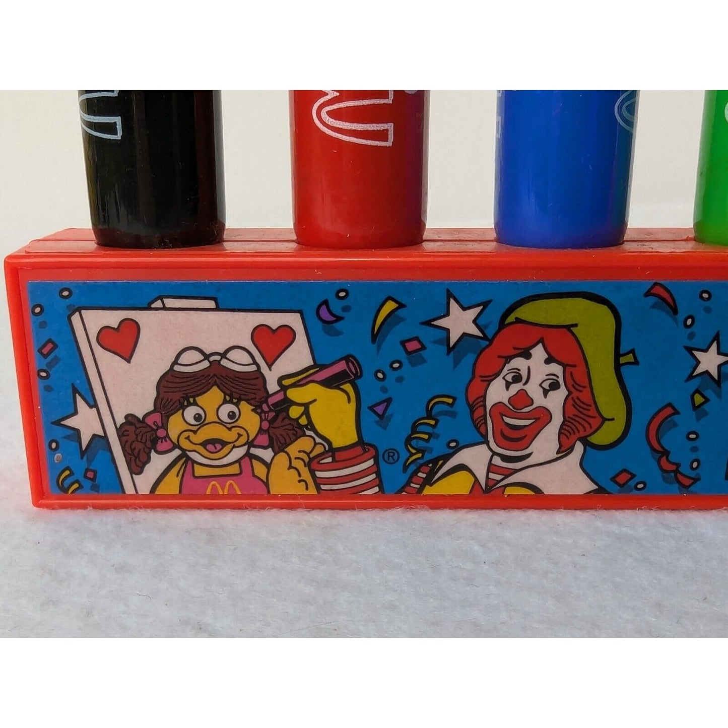 Vintage 1994 McDonald's McMarker Set of 8 Scented Watercolor Markers SANFORD