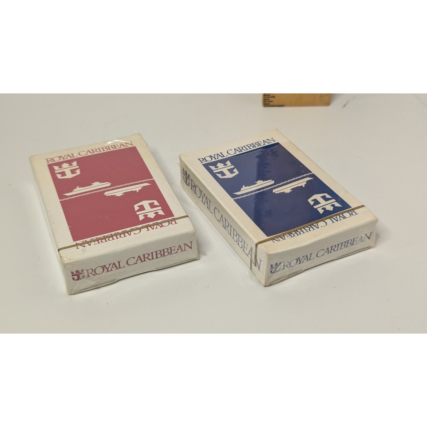Vintage Royal Caribbean Cruise Lines Playing Cards - Sealed Deck, Red & Blue