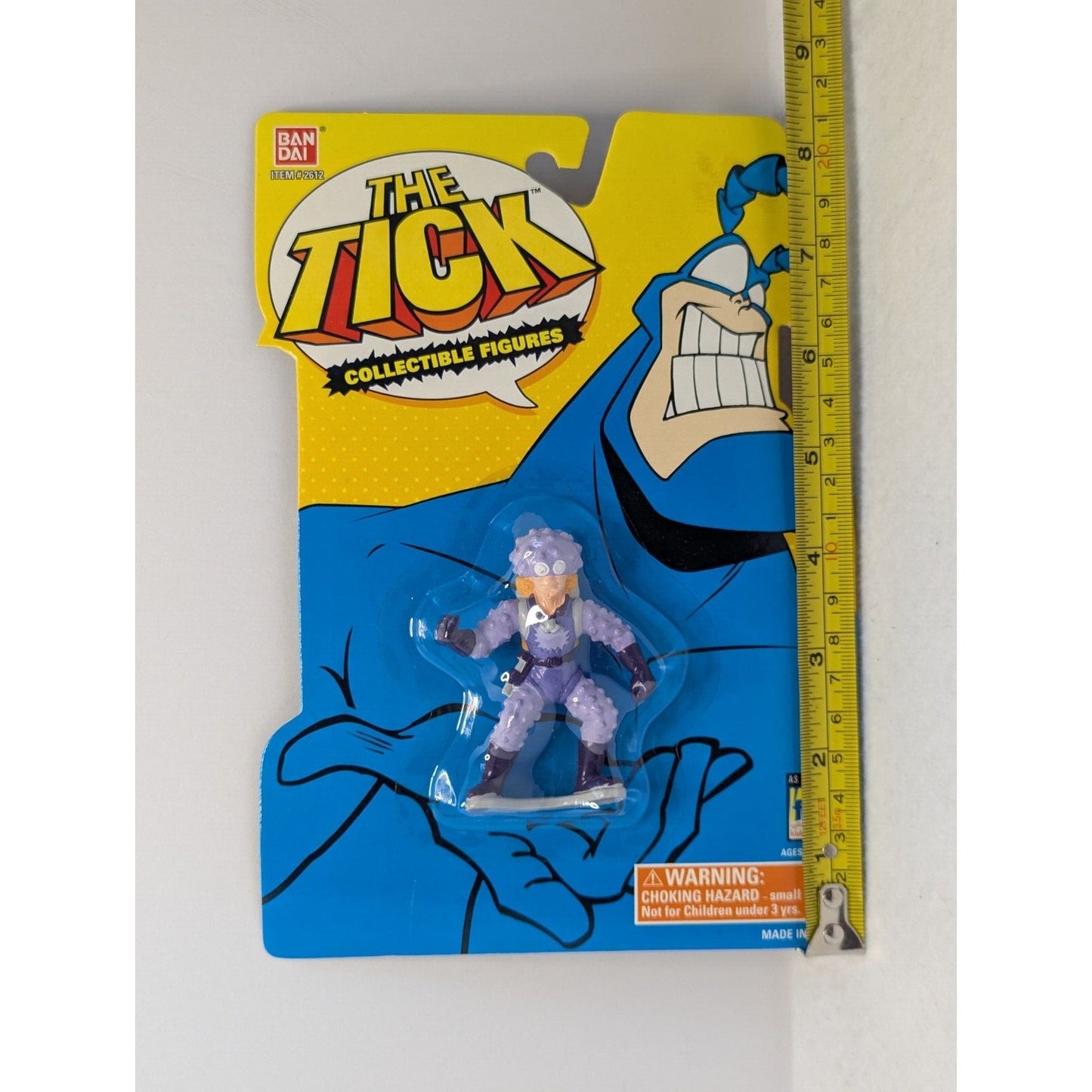 Vintage 1994 The Tick SEWER URCHIN 3" PVC Action Figure Figurine NEW Sealed
