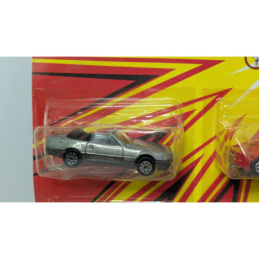Majorette Diecast Novacar 4-Car Series 100 Sports Cars Corvette & Mercedes 90s