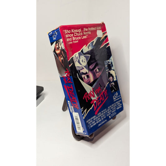 Pray For Death Sho Kosugi Big Box VHS Previous Rental USA Home Video