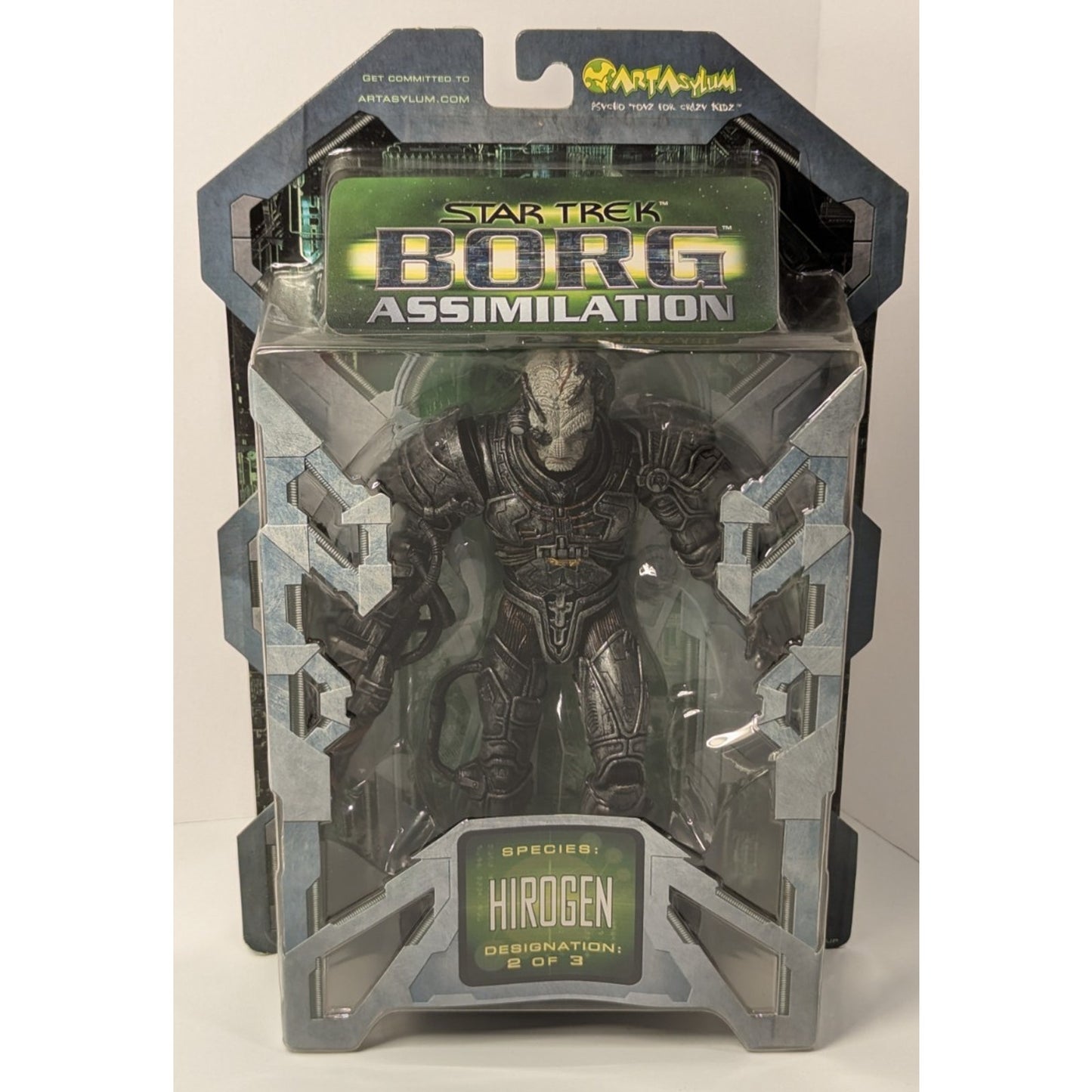 Sealed 2002 Art Asylum Star Trek Borg Assimilation 2 of 3 Hirogen Species