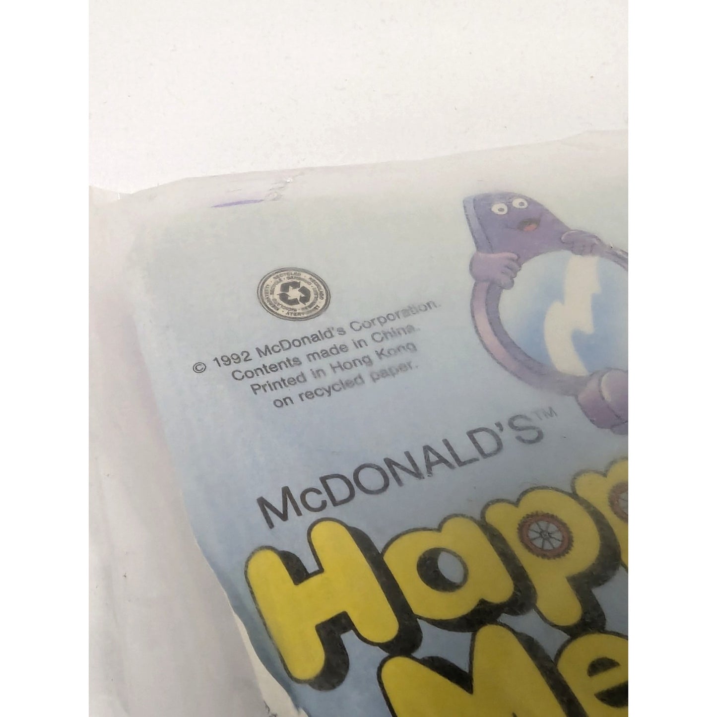 Vintage 1990 International McDonald's Happy Meal Toys Grimace Bike Mirror NEW