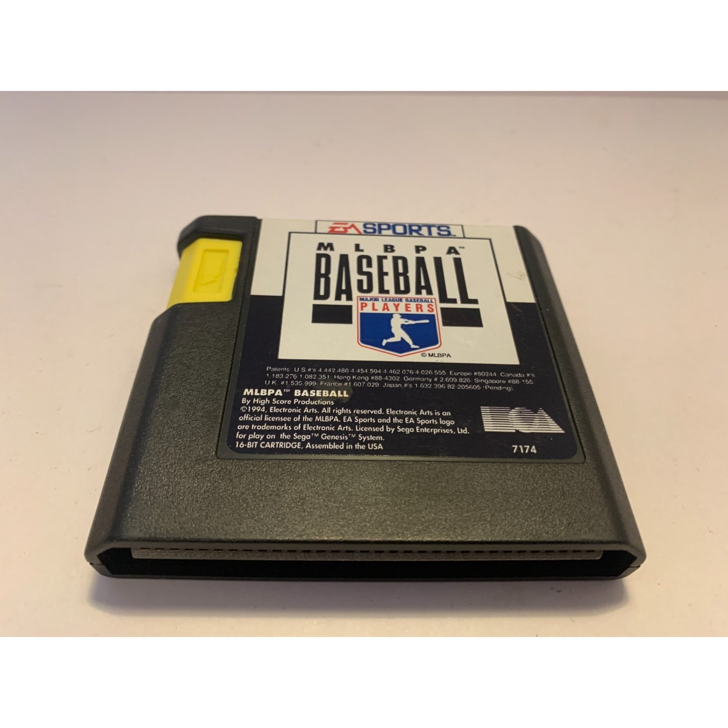 MLBPA Baseball 1994 Sega Genesis Game Cartridge Tested EA Sports