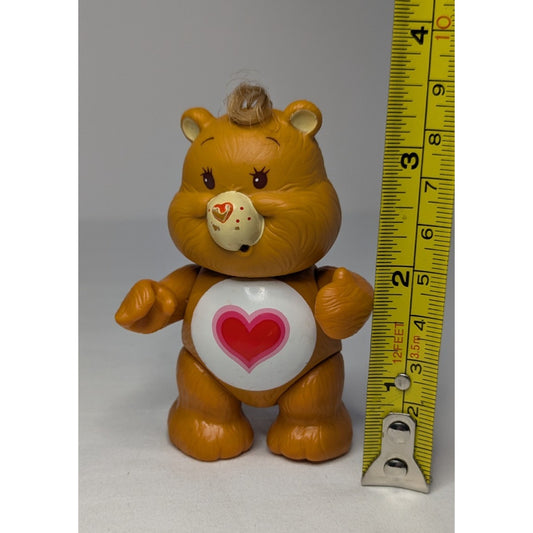 Vintage 1983 American Greetings Care Bears Poseable PVC 3.25" Figure Tenderheart