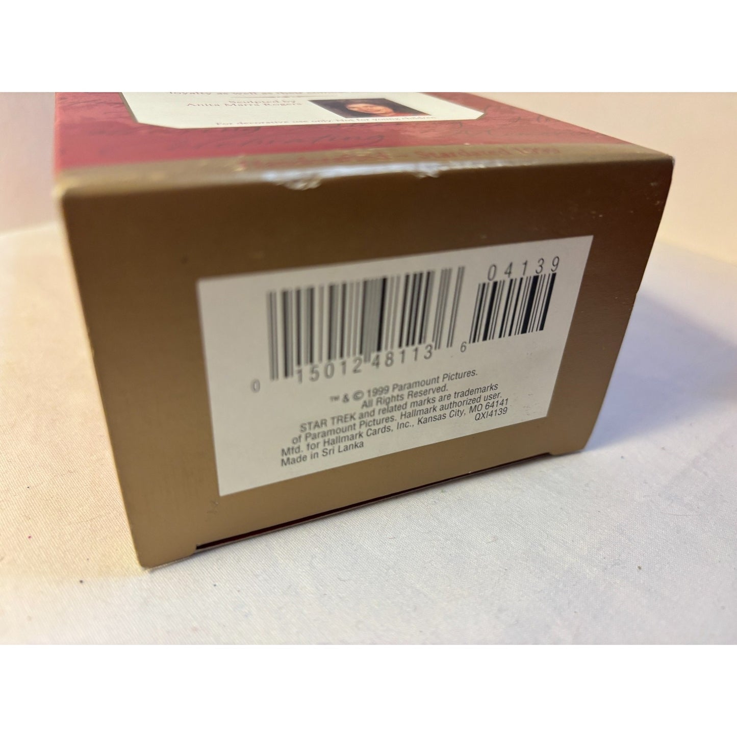 Hallmark Keepsake Star Trek Deep Space Nine Worf Ornament 1999 Open