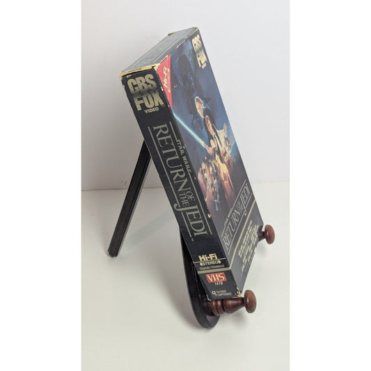 Vintage 1986 Star Wars Return Of The Jedi VHS Movie Tape CBS Fox Video Hi-Fi