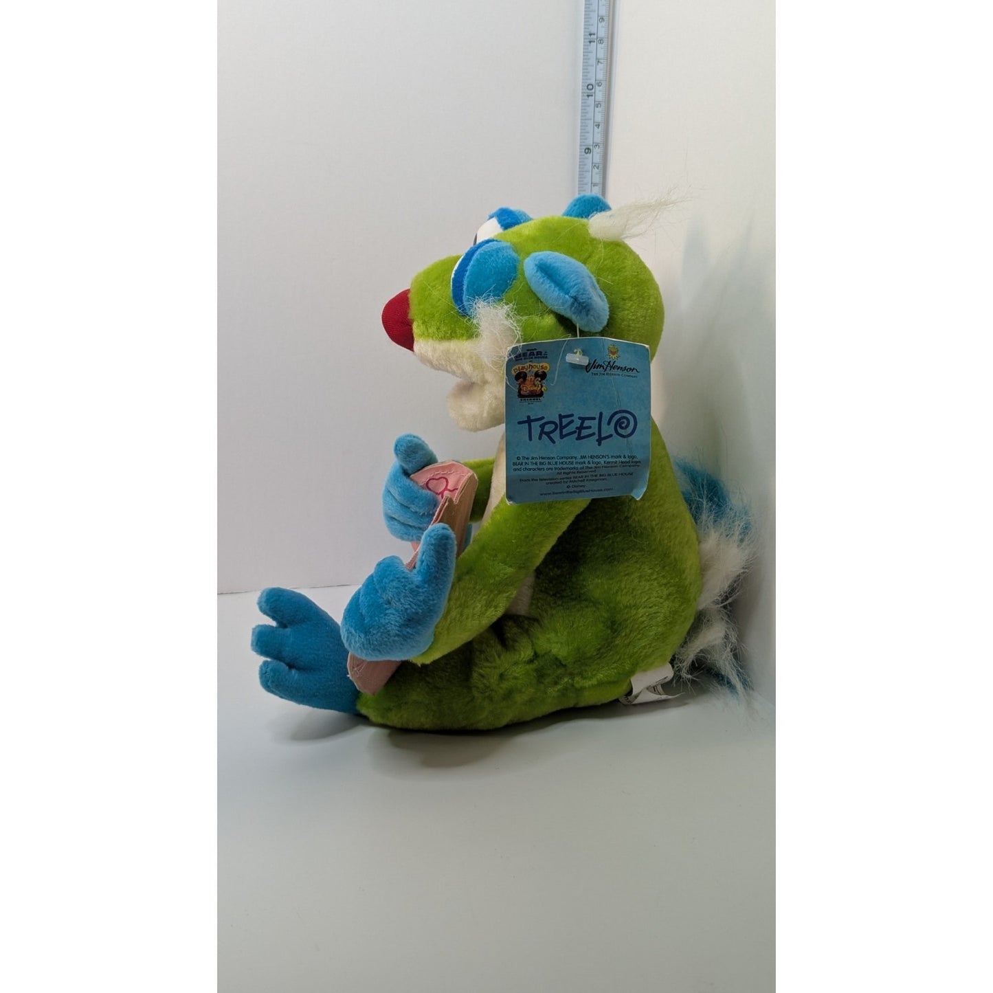 Vintage Bear & The Big Blue House Jim Henson Treelo Love Story 8" Plush