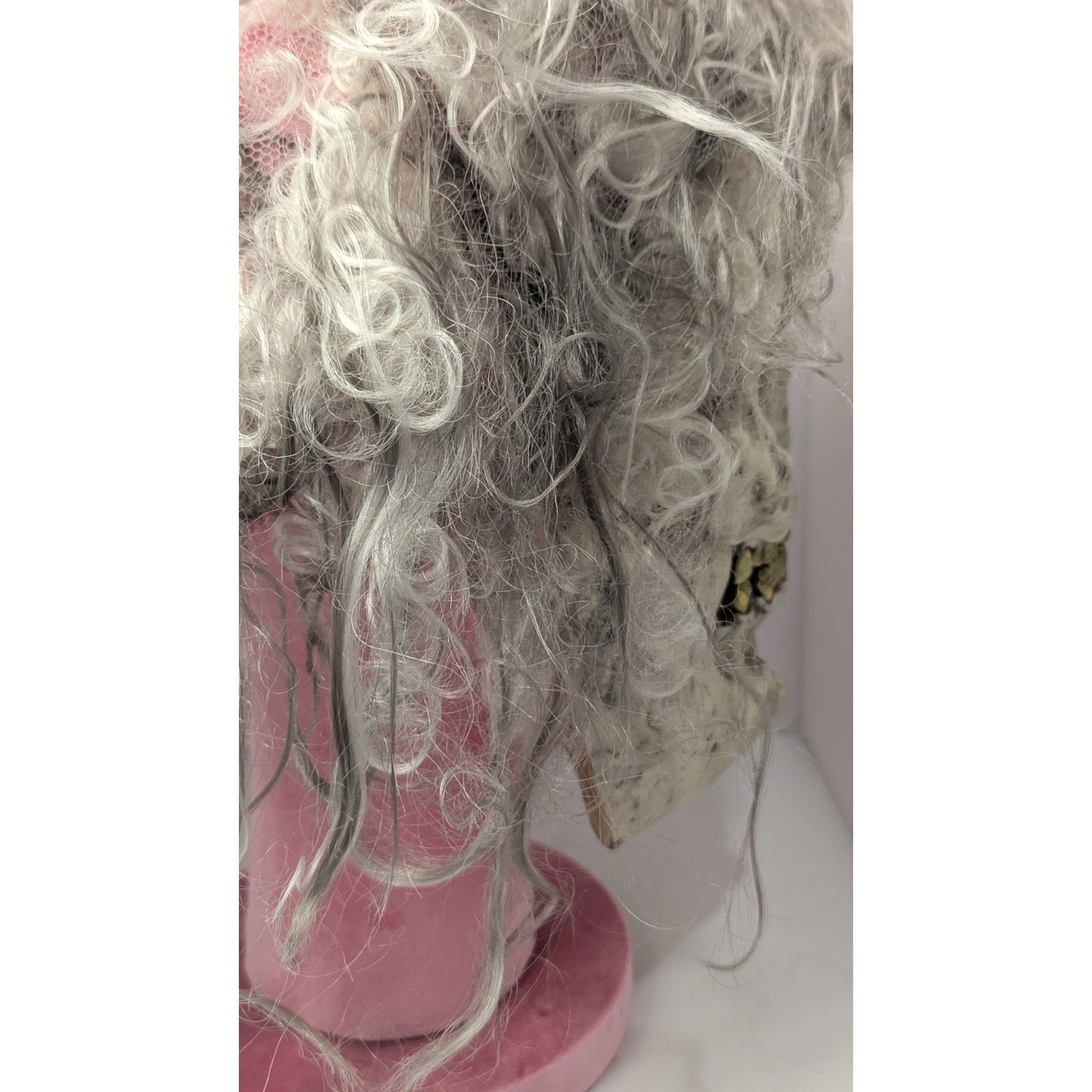 Easter Unlimited Skull Ghoul Mask Hair Fun World Rare Halloween Retro Horror VTG