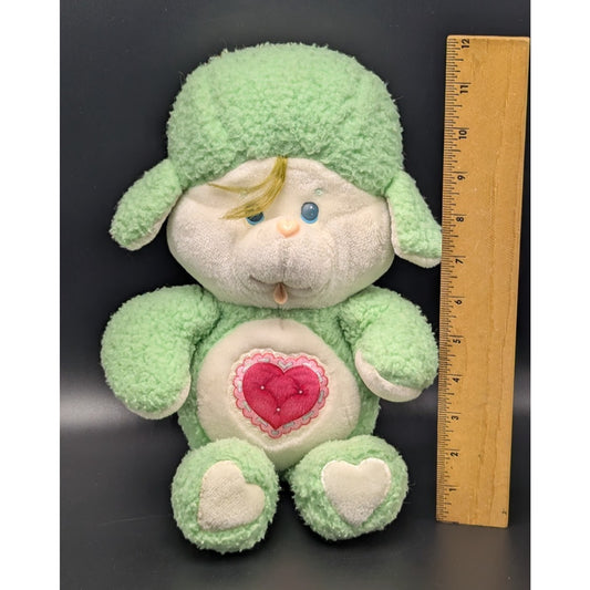 Care Bears Cousins Gentle Heart Lamb 13" Plush Stuffed Vintage 1984 Kenner 80s
