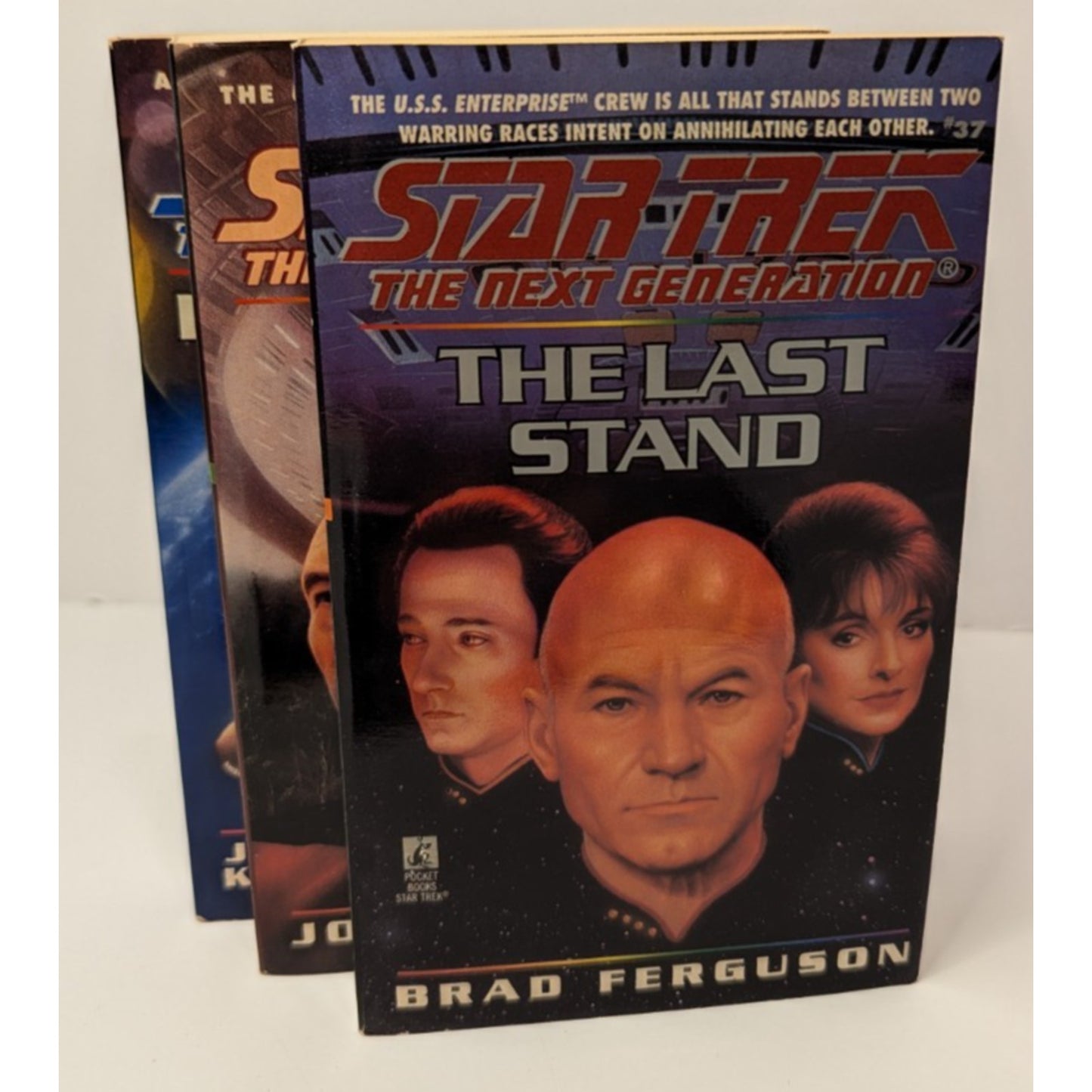 4 Vintage Star Trek The Next Generation Paperback Books 36, 37, 39 & 40