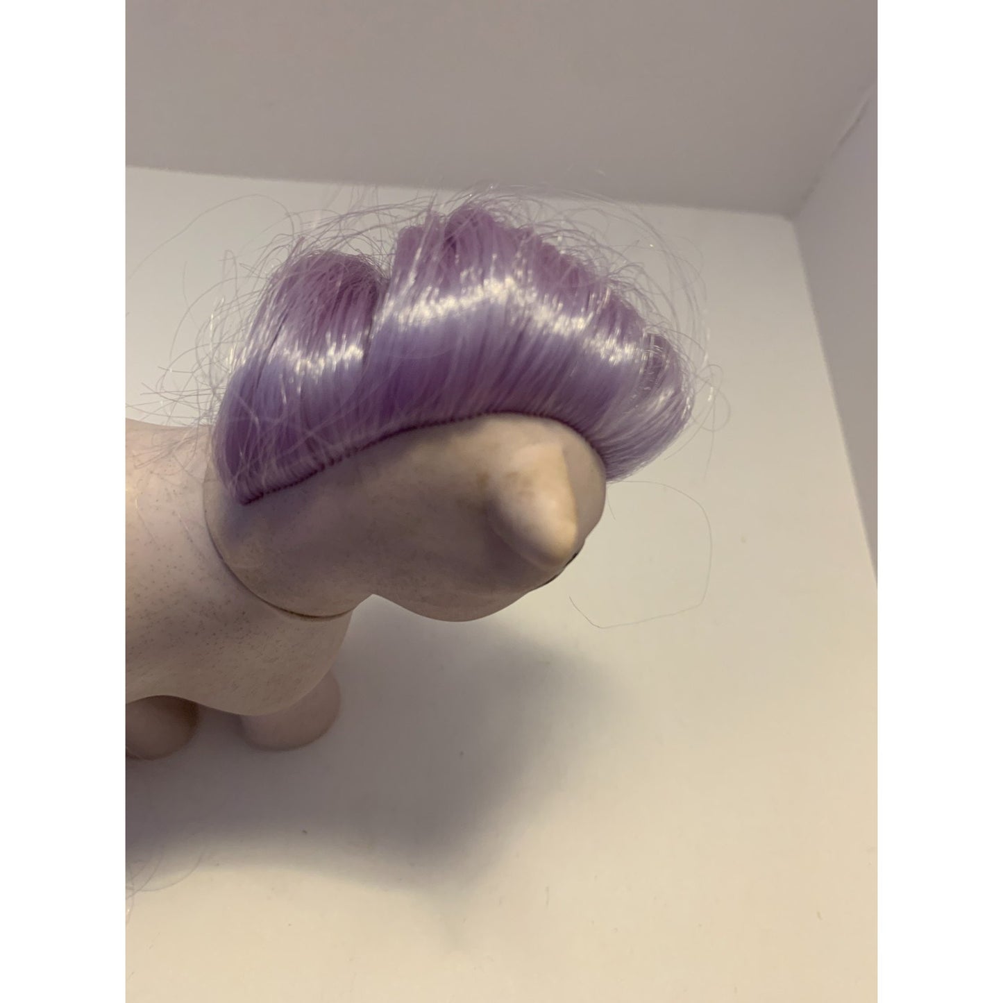 Vintage 1982 My Little Pony G1 Blossom Purple White Flowers Hong Kong Flat Foot