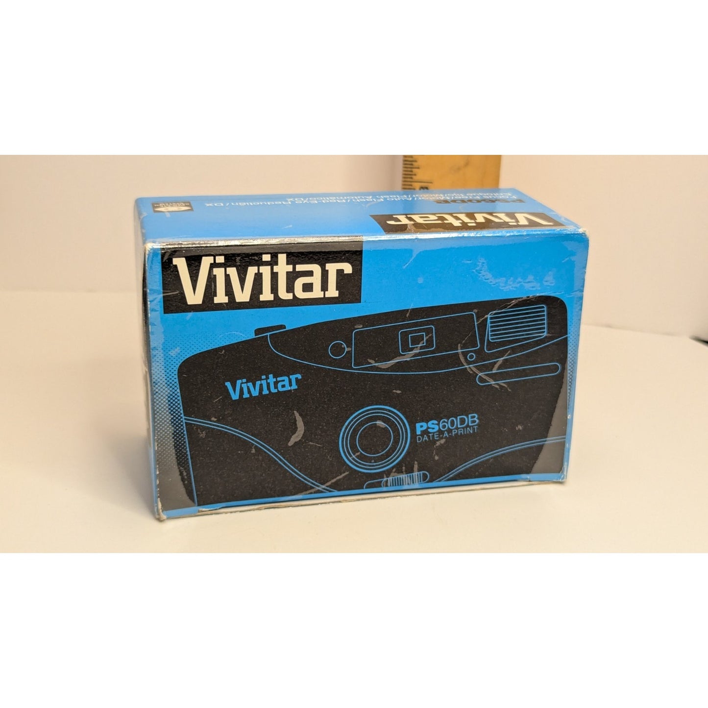 Vivitar PS60DB 35mm Point&Shoot camera Focus-Free Tested New Batteries