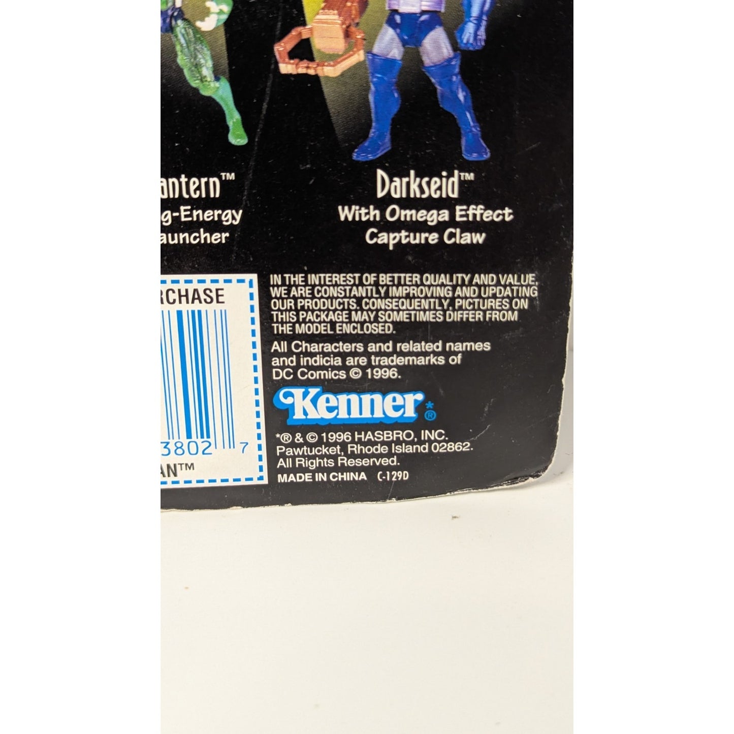 Sealed Vintag1996 Total Justice Aquaman w/Blasting Hydro Spear 5" Figure Kenner