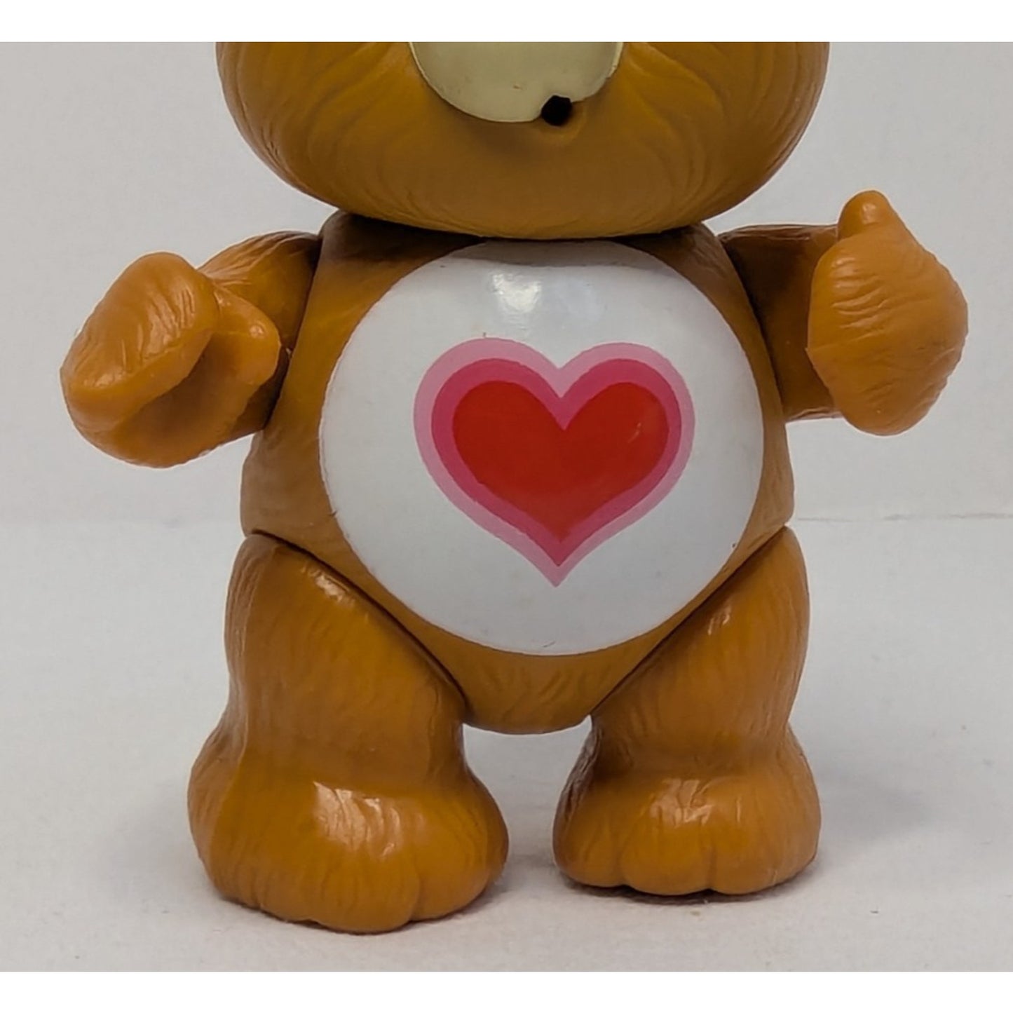 Vintage 1983 American Greetings Care Bears Poseable PVC 3.25" Figure Tenderheart