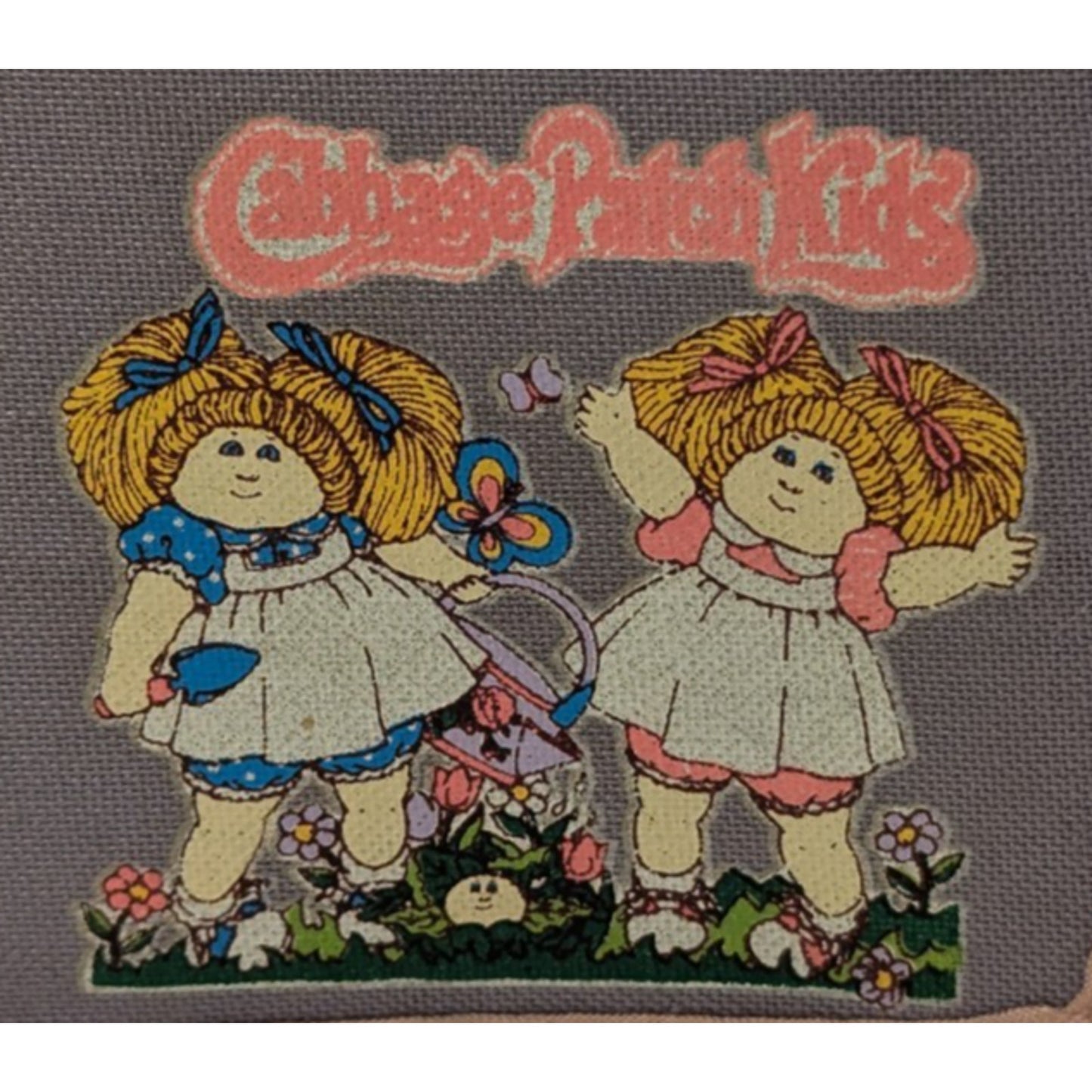 Vintage Cabbage Patch Kids Purple w/ Pink Trim Wallet 1983 Original Appalachian