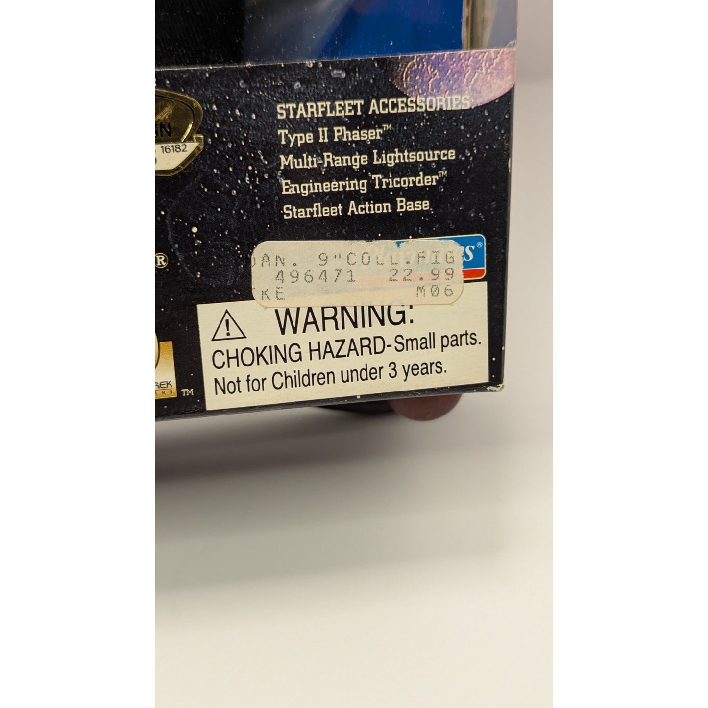 Star Trek MILES O'BRIEN 9" Action Figure 1996 DS9 Playmates FEDERATION Edition