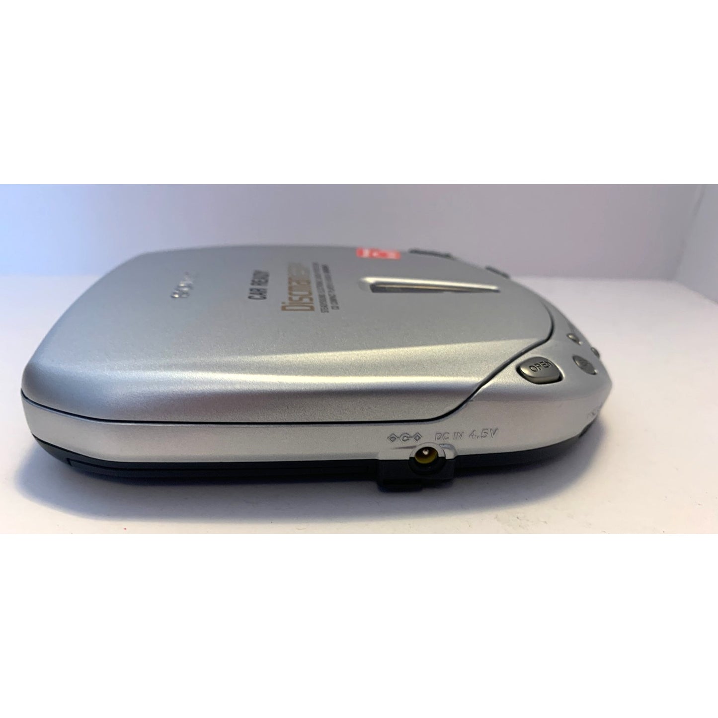 1999 Vtg Sony DE456CK Discman ESP2 Silver Portable Car Ready CD Player Tested
