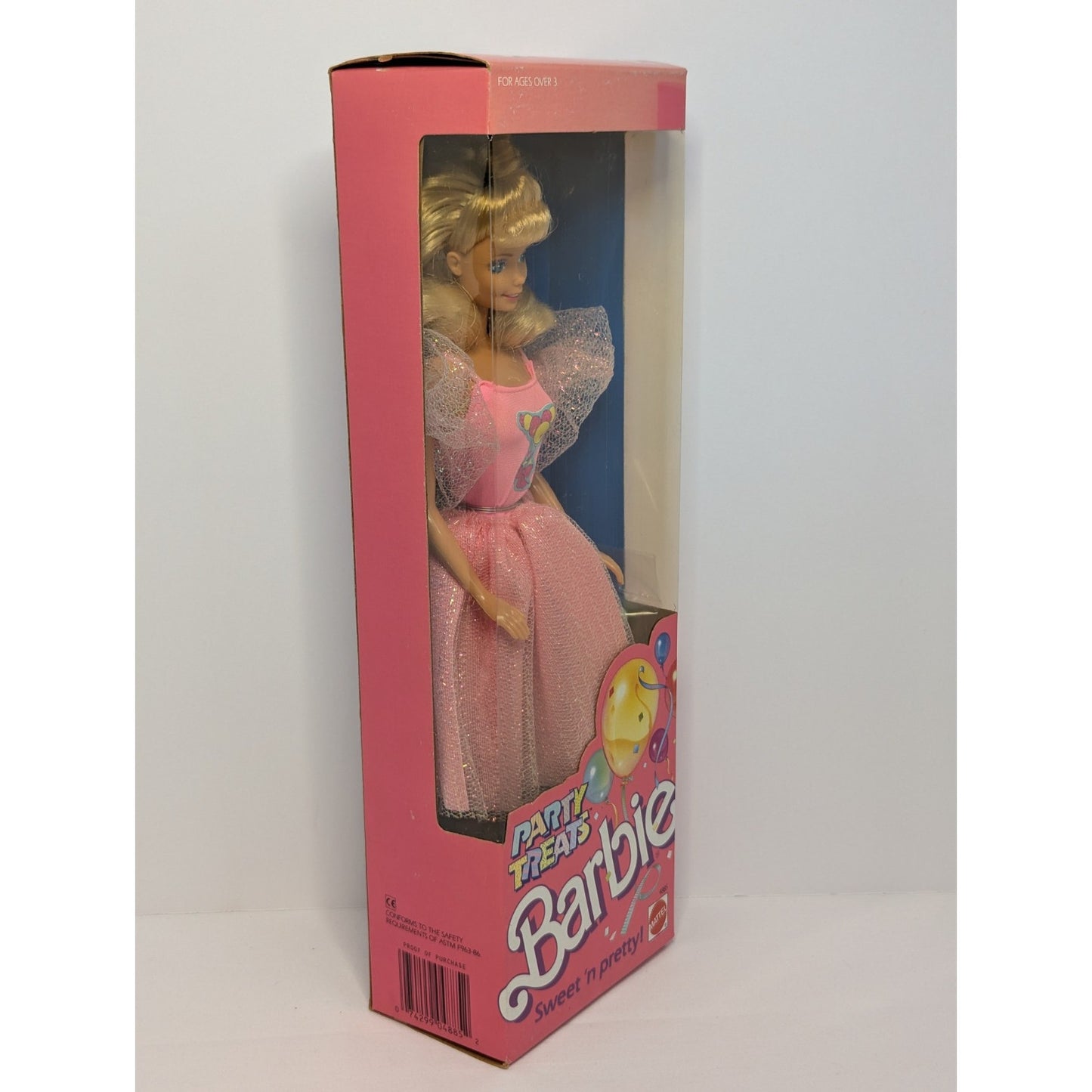 Vintage 1989 Mattel #6297 Toys R Us Party Treats Barbie Special Edition Doll