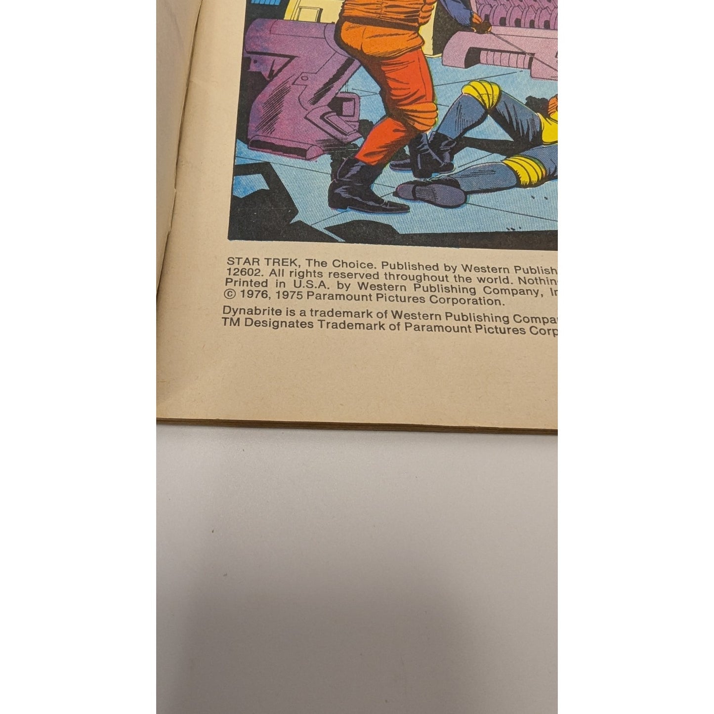 Lot of 2 Vintage 1976 Whitman Dynabrite Star Trek Comics
