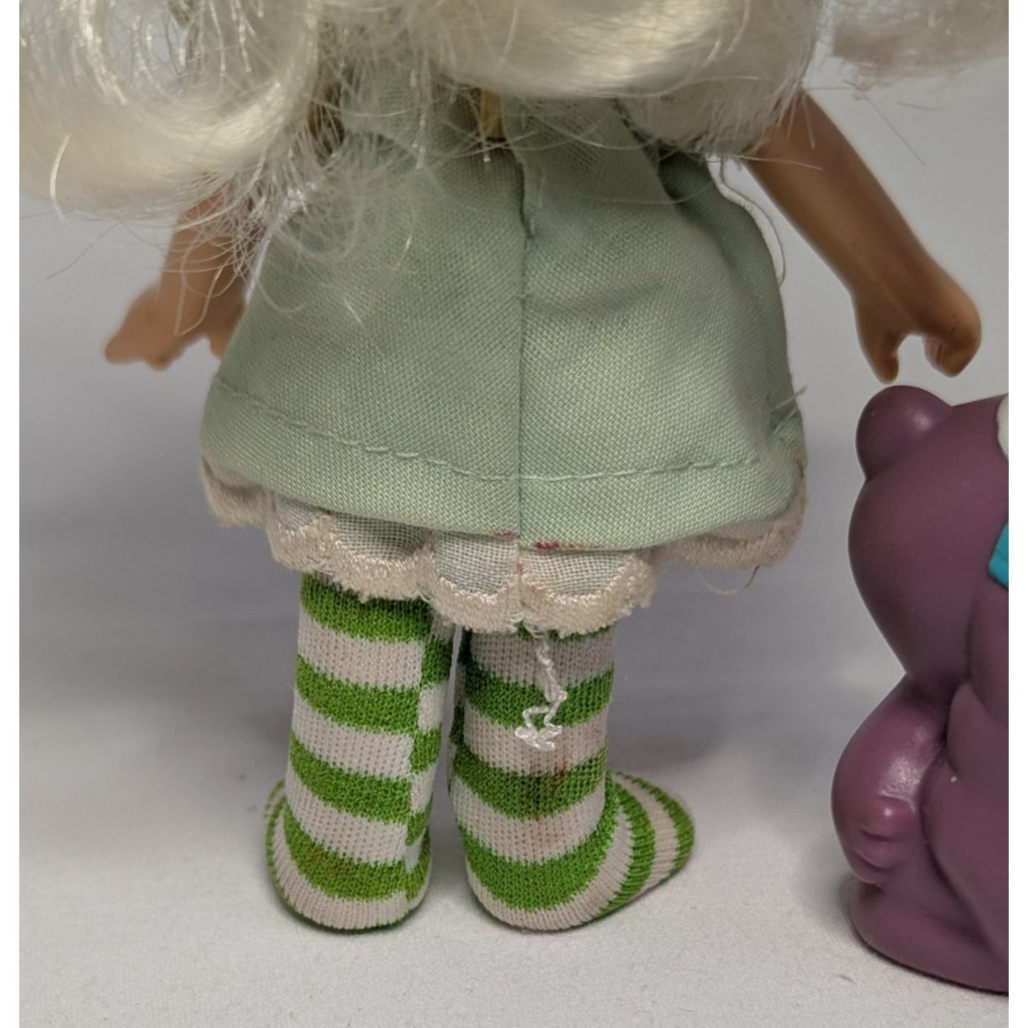 Vintage 1983 Strawberry Shortcake Angel Cake w/ Pet Soufflé Skunk Kenner