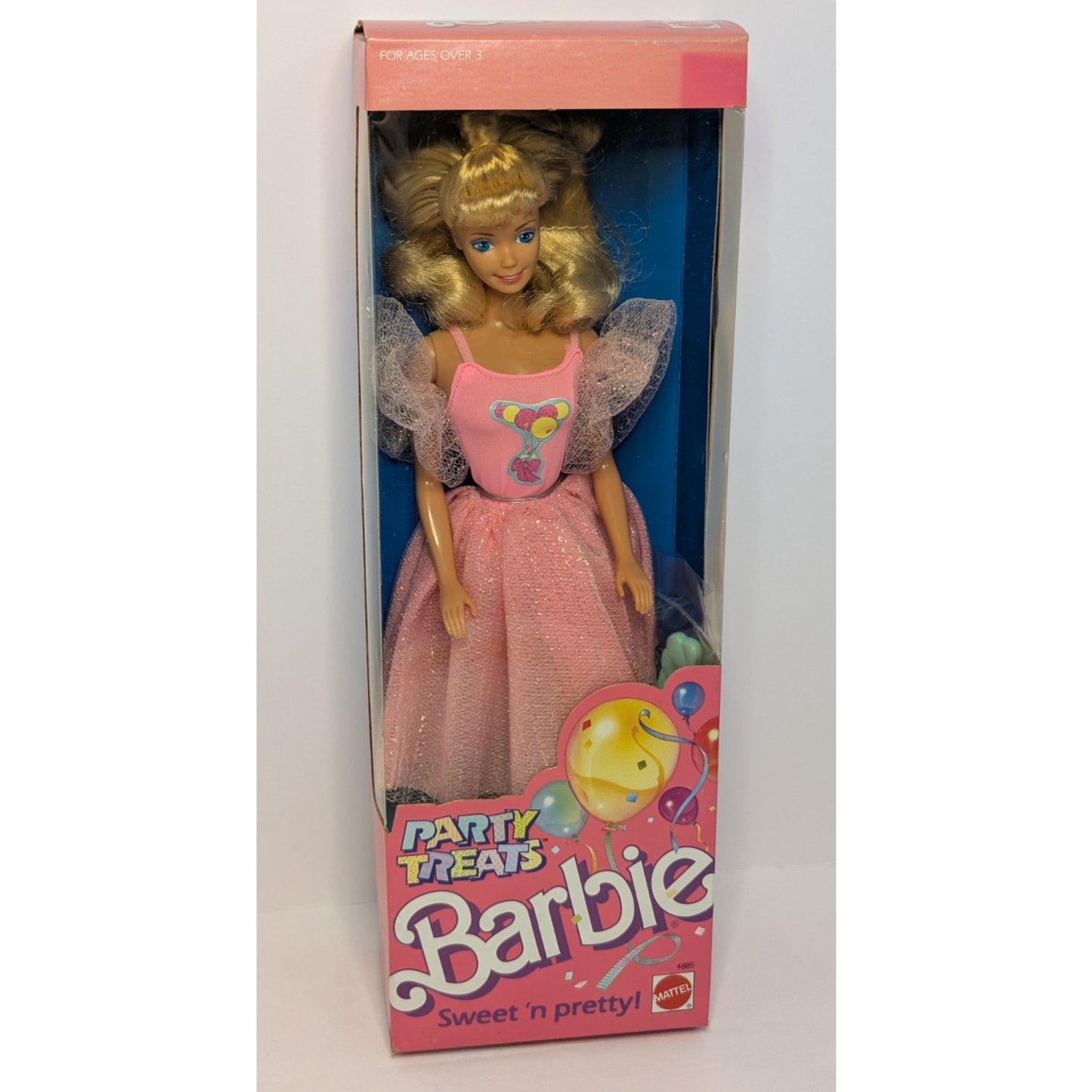 Vintage 1989 Mattel #6297 Toys R Us Party Treats Barbie Special Edition Doll