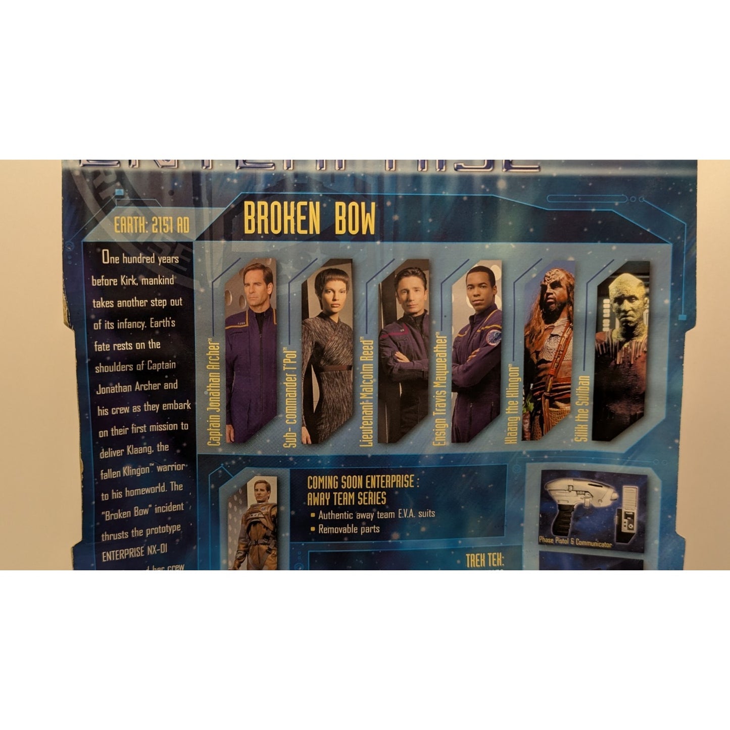Star Trek Enterprise Broken Bow Ensign TRAVIS MAYWEATHER Figure Art Asylum 2002