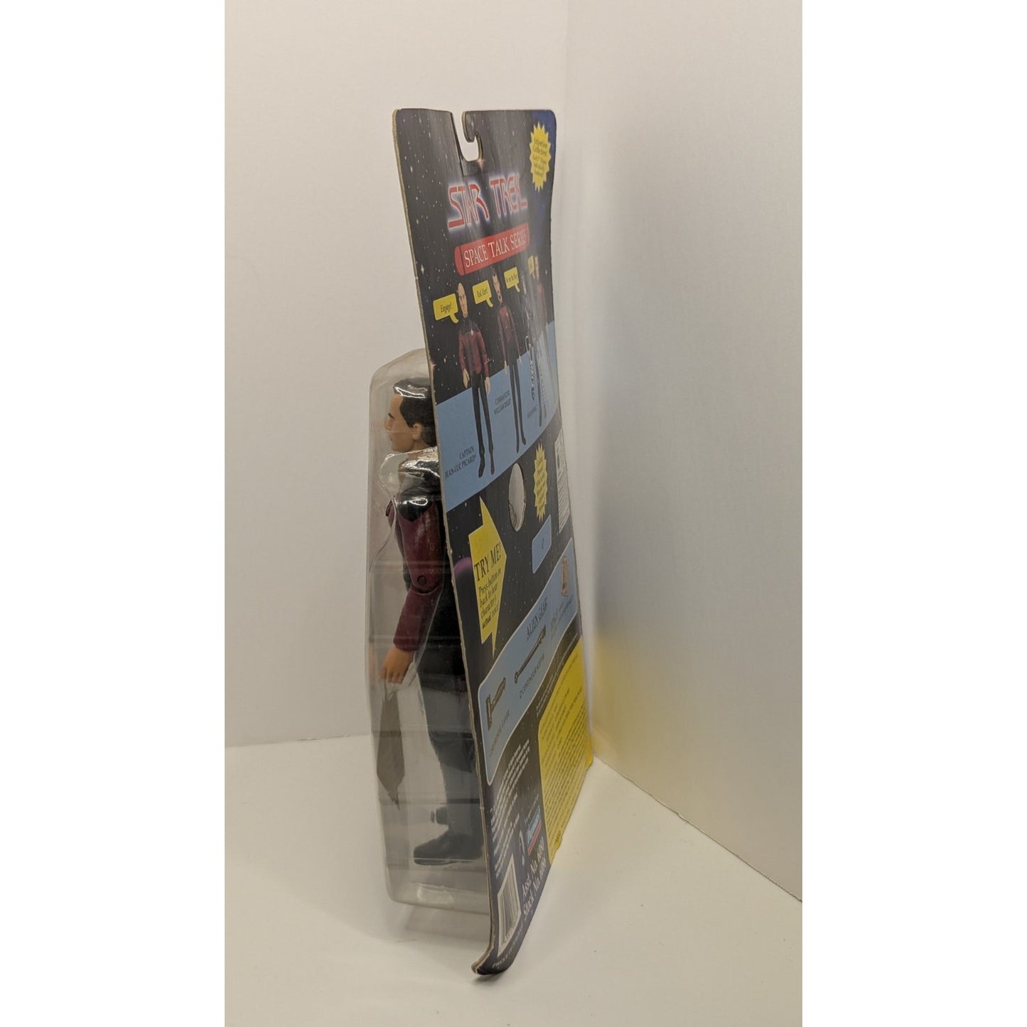Vintage Sealed Star Trek The Next Generation Q Space Talk Series Figure 1995
