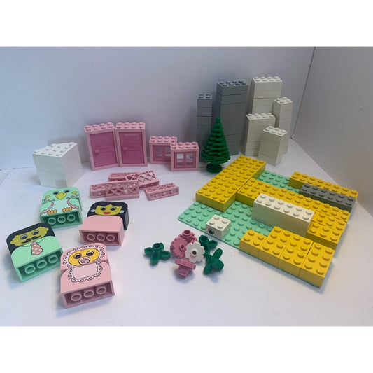 Vintage 1994 LEGO SYSTEM 345 Pink Building Set Basic For Her Incomplete