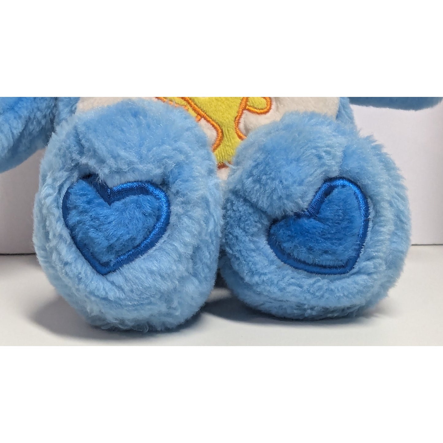 Care Bears 2003 Champ Bear Blue Championship Trophy Plush 13" Stuffed Animal Toy