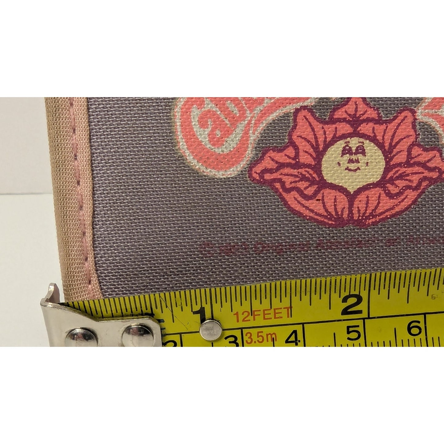 Vintage Cabbage Patch Kids Purple w/ Pink Trim Wallet 1983 Original Appalachian