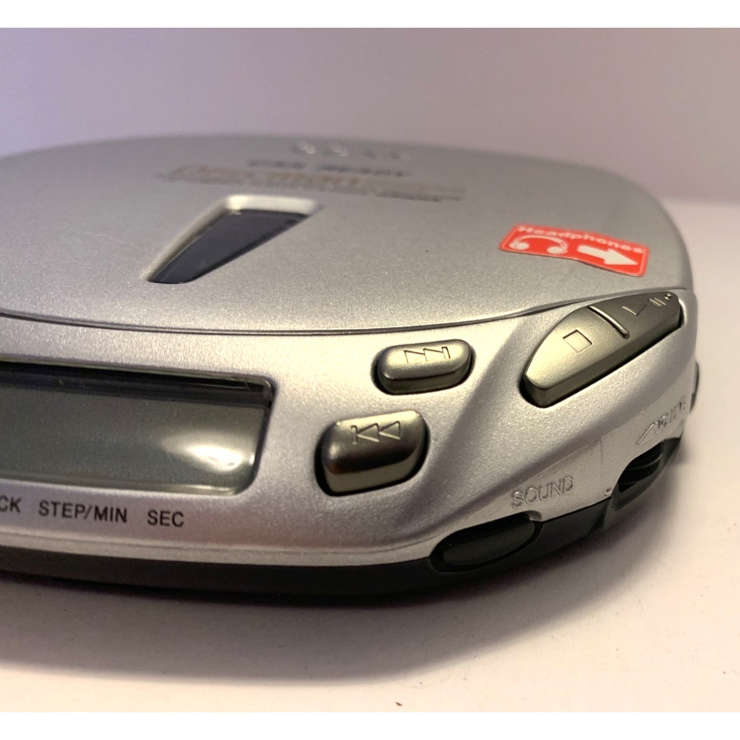 1999 Vtg Sony DE456CK Discman ESP2 Silver Portable Car Ready CD Player Tested