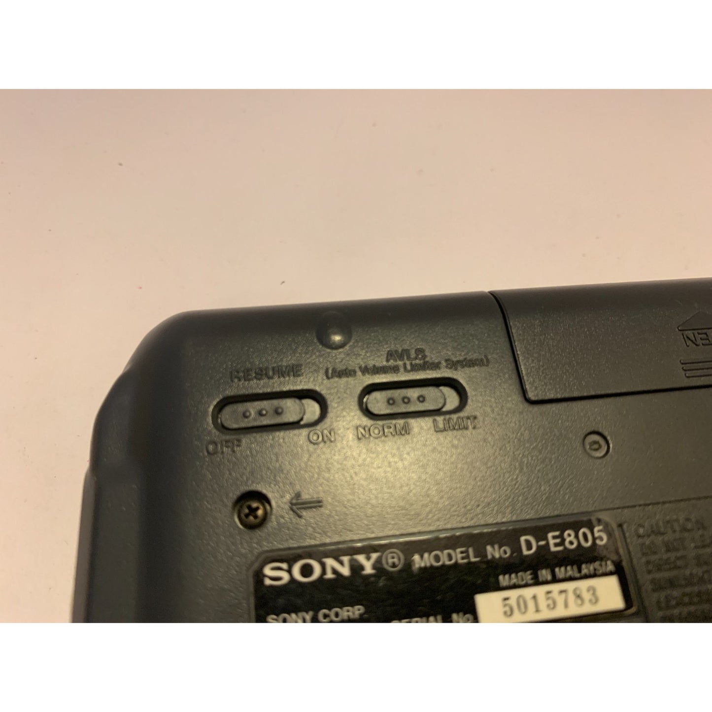 Sony CD Discman ESP2 D-E805 DAC Portable CD Player