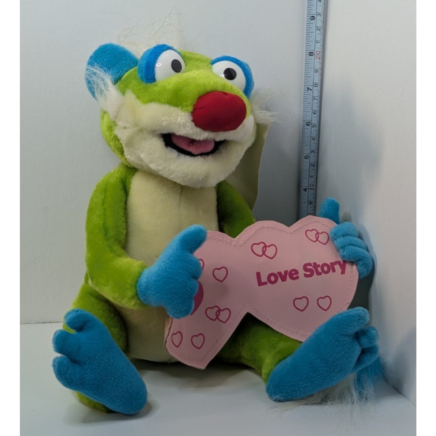Vintage Bear & The Big Blue House Jim Henson Treelo Love Story 8" Plush