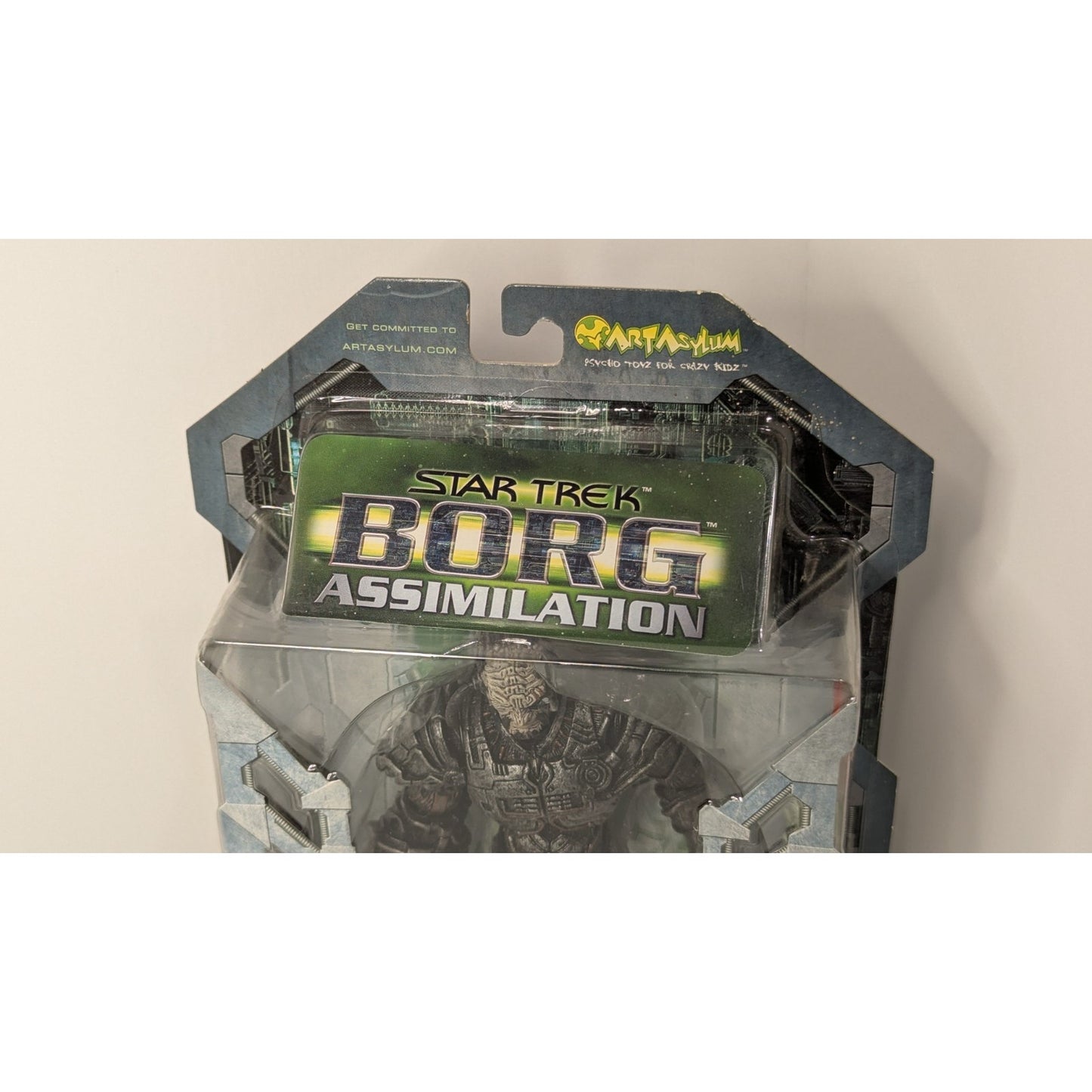 Star Trek Borg Assimilation KLINGON Figure 1 of 3 Art Asylum 2002