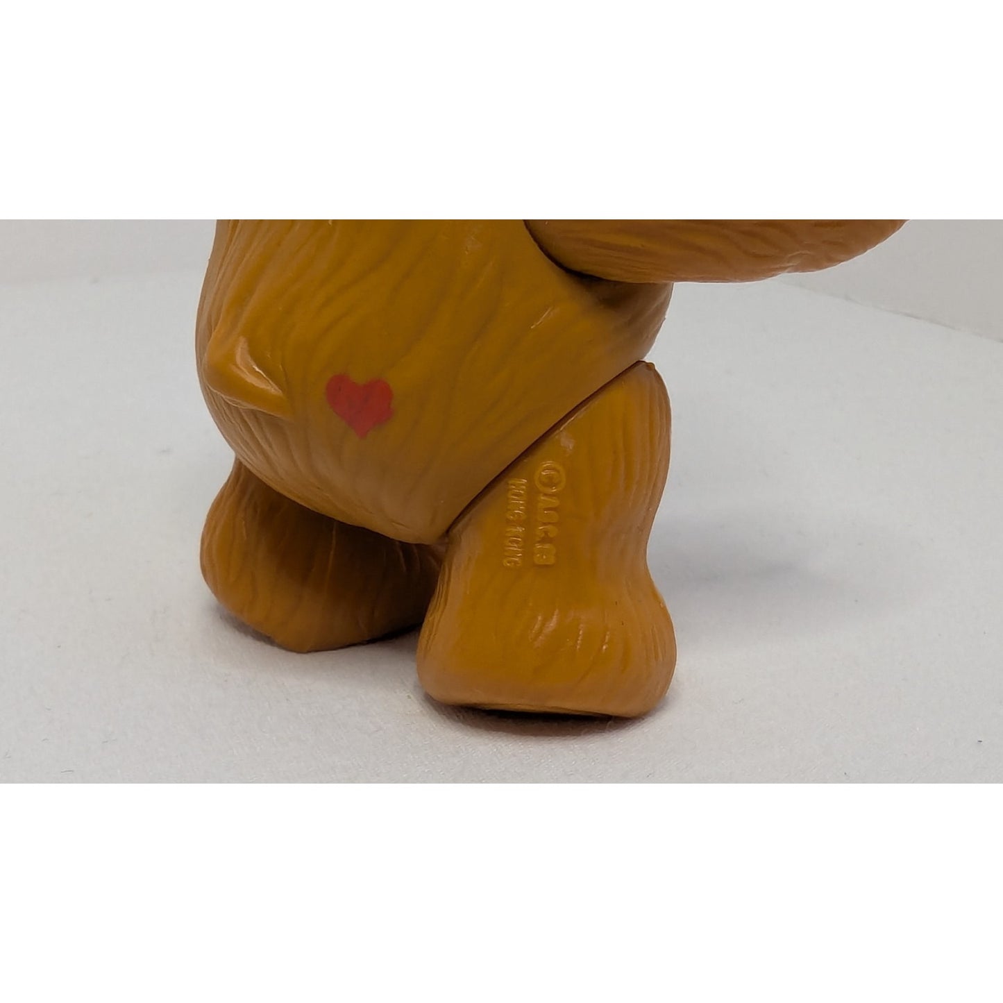 Vintage 1983 American Greetings Care Bears Poseable PVC 3.25" Figure Tenderheart