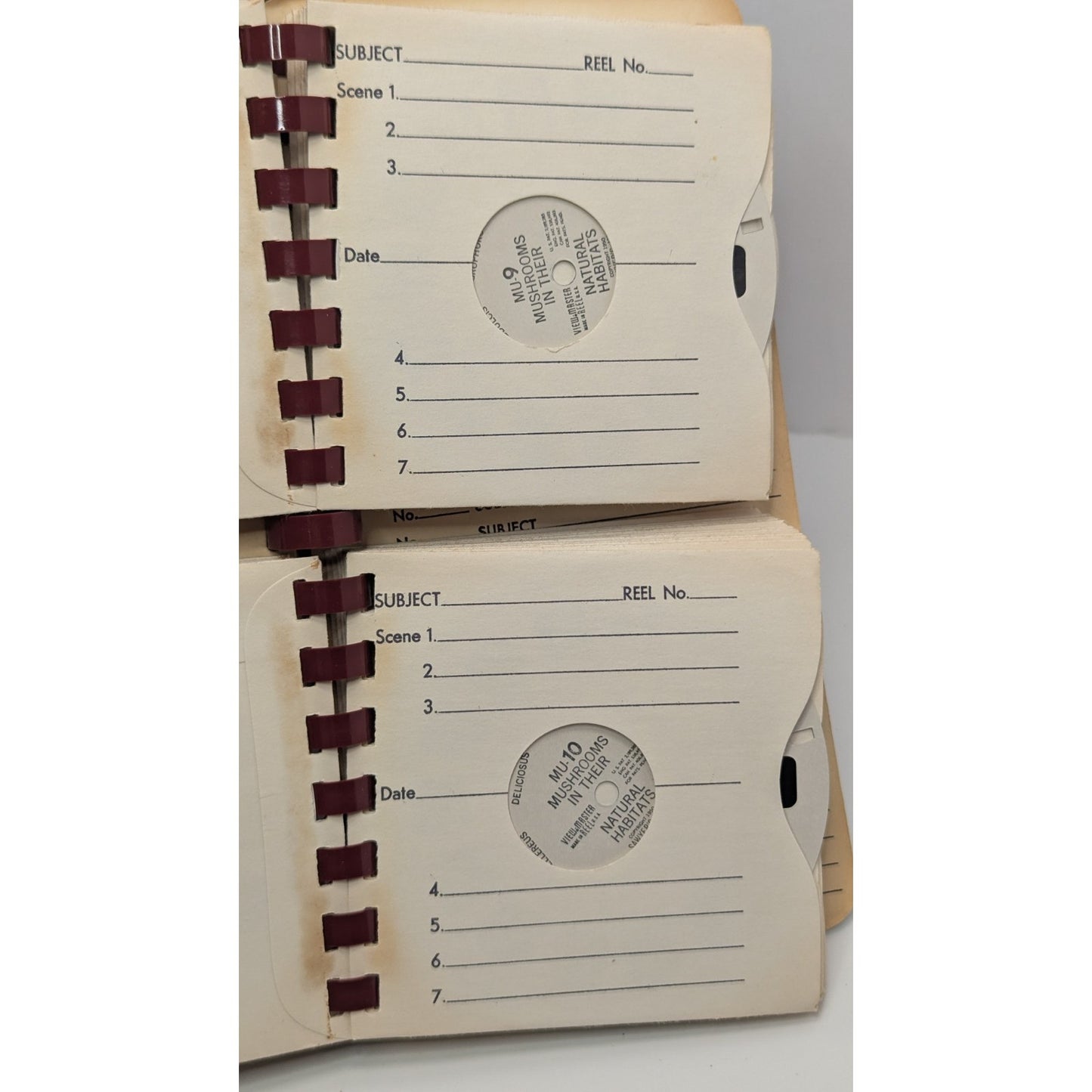 Vintage View-Master w/ Set of 33 Reels Mushrooms In Their Natural Habitats