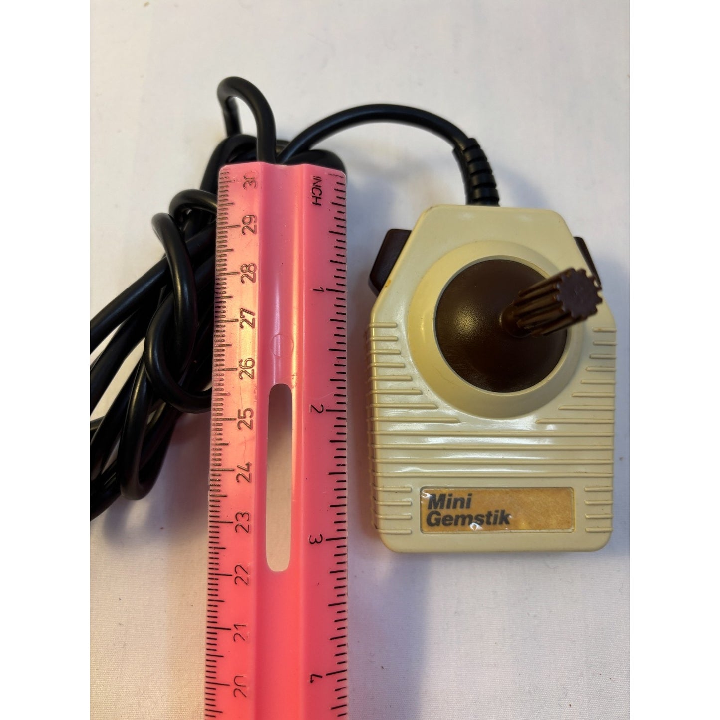 Mini Gemstik Gemini Joystick Controller C64 Vic20 Atari 2600 7800 Tested Working