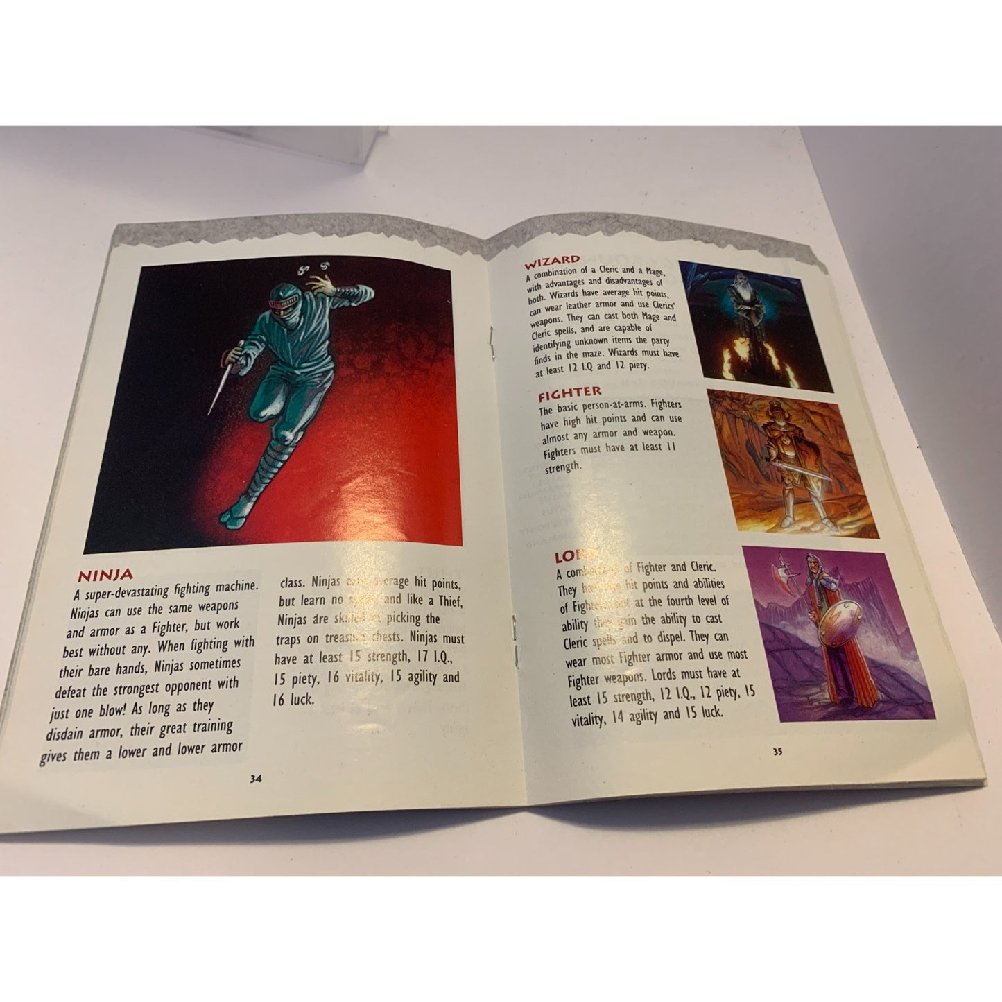 Wizardry knight Of diamonds Second Scenario NES Cartridge & Manual Nintendo